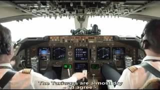 VIDEO 747 400 LH456 PILOTS EYE TV  EDDF TO KLAX