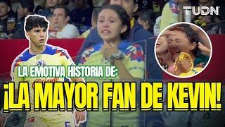 ¡LA FAN NÚMERO UNO!  La mayor fanática de Kevin Álvarez | TUDN