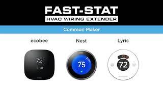 FAST-STAT - Common Maker (Adds a Common 'C' Connection to a 2-Wire Thermostat Cable)