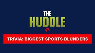 Sports Blunders Trivia | Knicks, Cowboys, Red Sox & Wolverines | Odds Shark’s The Huddle