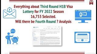 Everything about H1B Visa 2022 Third Round Lottery, Will there be Fourth Round ? Analysis