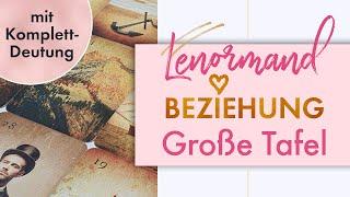 Lenormandkarten Große Tafel deuten | Liebe & Beziehung  | Komplette Anleitung