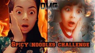 Spicy noodles challenge | extreme spicy | ft. Call me subhan | Ayesha`s Creations