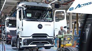 New 2025 Mercedes eActros Production and Assembly in Germany