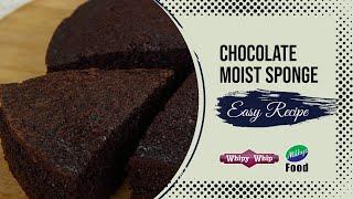 Chocolate Moist Sponge | Chef Shahid |  Easy Recipe | Milkyz Food