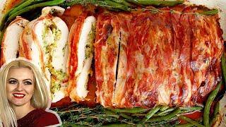 Juicy Chicken Meatloaf with Bacon