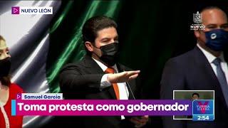 Samuel García tomó protesta como gobernador de Nuevo León | Noticias con Yuriria Sierra