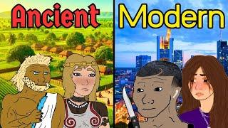 Ancient Kingdoms vs. Modern Countries