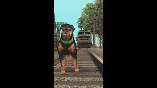 Chop Meets The Train in GTA San Andreas #shorts