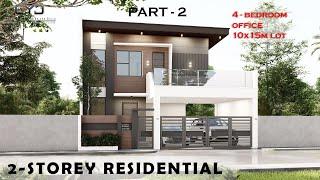 Project #65: Part-2 | 4 BEDROOM 2-STOREY MODERN HOUSE | 150 SQM LOT | CYD ARKI