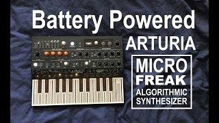 Arturia Micro Freak rechargeable battery powered synthesizer