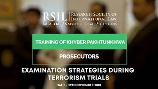 Training on Examination Strategies during Terrorism Trials for KP Prosecutors