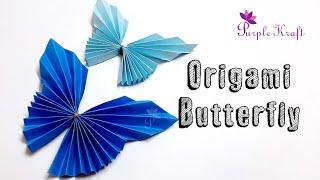 Origami butterfly | Easy paper butterfly | DIY | 5 Minute crafts | Purple Kraft