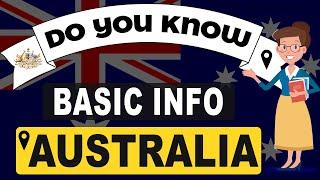 Do You Know Australia Basic Information  World Countries Information #9 - GK & Quizzes