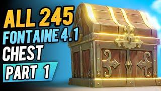 All 245 Fontaine Chest Location  (Part 1) | Genshin Impact 4.1