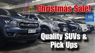 Second Hand Cars SUVs Pick Up Crhistmas Sale 2024 | Affordable Montero Fortuner Ranger Navarra