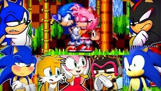 Team Sonic Adventures - ACT 1 | Green Hill Zone Reaction Mashup @eganimation442