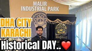 Malir Industrial Park| Ground Breaking Ceremony Today Historical Day For DHA City Karachi & MDA