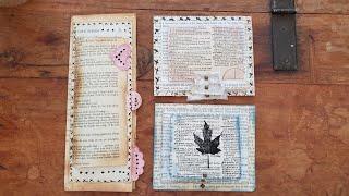 Junk Journal ~ Using Up Book Pages  Ep 8 How to Make a Book Page Layer Cake! The Paper Outpost! :)