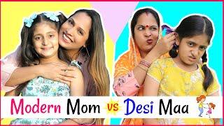 Modern Mom (मोम) vs Desi Maa (माँ) .... | #MyMissAnand #Sketch #Roleplay #ShrutiArjunAnand