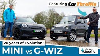 20-Year-Old G-Wiz Vs. New MINI Electric (feat. Car Throttle)