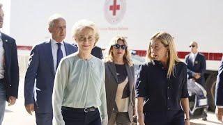 Irregular migration needs a 'European answer,' says EU chief during visit to Lampedusa