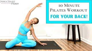 10 Minute Pilates Back Workout - Upper and Lower Back Workout!