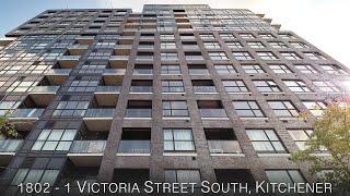 #1802 - 1 Victoria St. Kitchener - Presented by Victoria Park Real Estate Ltd. Brokerage