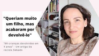  65 crianças devolvidas em 4 anos #adoção #serviçosocial #crianças