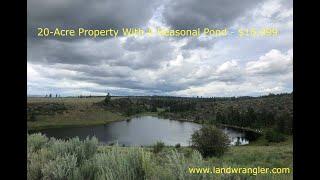 20-Acre Property With A Seasonal Pond For Sale - $16,999