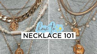 the art of layering necklaces