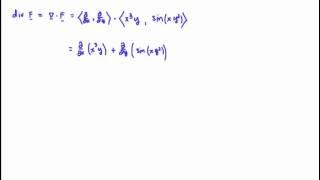 Compute the Divergence of a Vector Field
