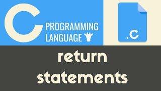 Return Statement | C | Tutorial 17