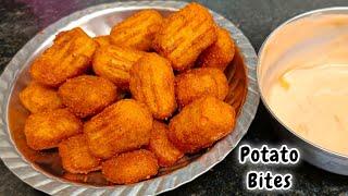 Potato Snacks Recipe || Creamy Crunchy Bubble Potato Pillows || Crispy Potato Bites Recipe || Snacks