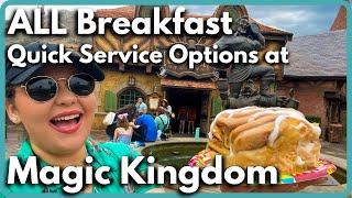 All Breakfast Options in Magic Kingdom (Quick Service) | Walt Disney World