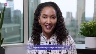 Dr. Patricia Turner Invites You to Clinical Congress 2022 | Clinical Congress | ACS