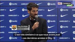 IIKAY GÜNDOGAN : "GUARDIOLA et XAVI c'est la même école de foot"