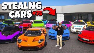 I Stole 75 Cars in GTA 5 RP..