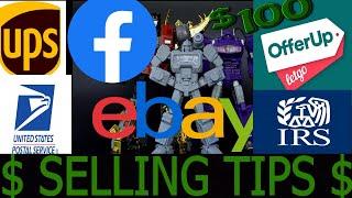 SELLING TIPS FOR 2022: EBAY, FACEBOOK, MERCARI, SHIPPING AND MORE...