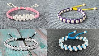 4 Quick and Easy Bracelets Tutorial | Beads Bracelet Making at Home | Making Beads Jewellery DIY