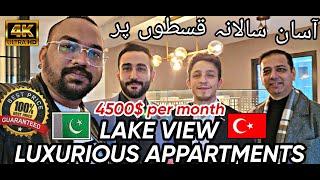 Easy installment lake views apartment for sale in istanbul Turkiye