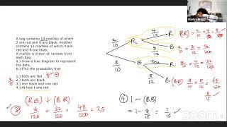 Foundation Maths Probability Tree Diagrams