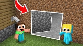 Was ist hinter dieser geheimen Tür mit Baby Ukri und Billy in Minecraft?!