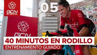 Entrenamiento Rodillo |  Sesión 40 minutos |  Intervalos de Fuerza