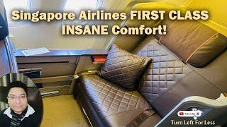 Singapore Airlines FIRST CLASS Seat – Unreal Experience (MEL-SIN)!