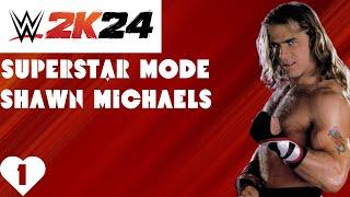 WWE 2K24 Superstar Mode Shawn Michaels Part 1: Clash With A Dragon