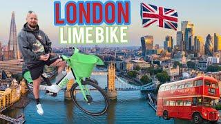 London Lime Bike Review & Tips Vlog ~ UK England Hyde Park Buckingham Palace Covent Garden Bus eBike