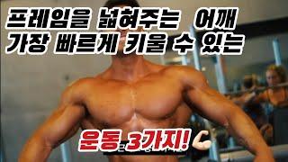 상체 프레임의 필수 어깨운동  3가지! 2주 만에 어깨 ‘각’ 잡힌다 