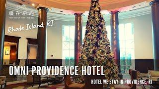 Where to stay in Providence, RI, Omni Providence Hotel, for a weekend trip visiting Rhode Island!