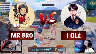 MR BRO vs I OLE GAMING || Intense battle in miltarybase || Tried to use the bug to kill mr bro ||